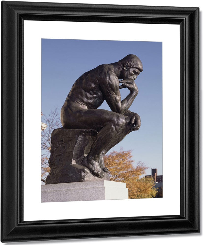 The Thinker 1 By Francois Auguste Rene Rodin Fine Art Print