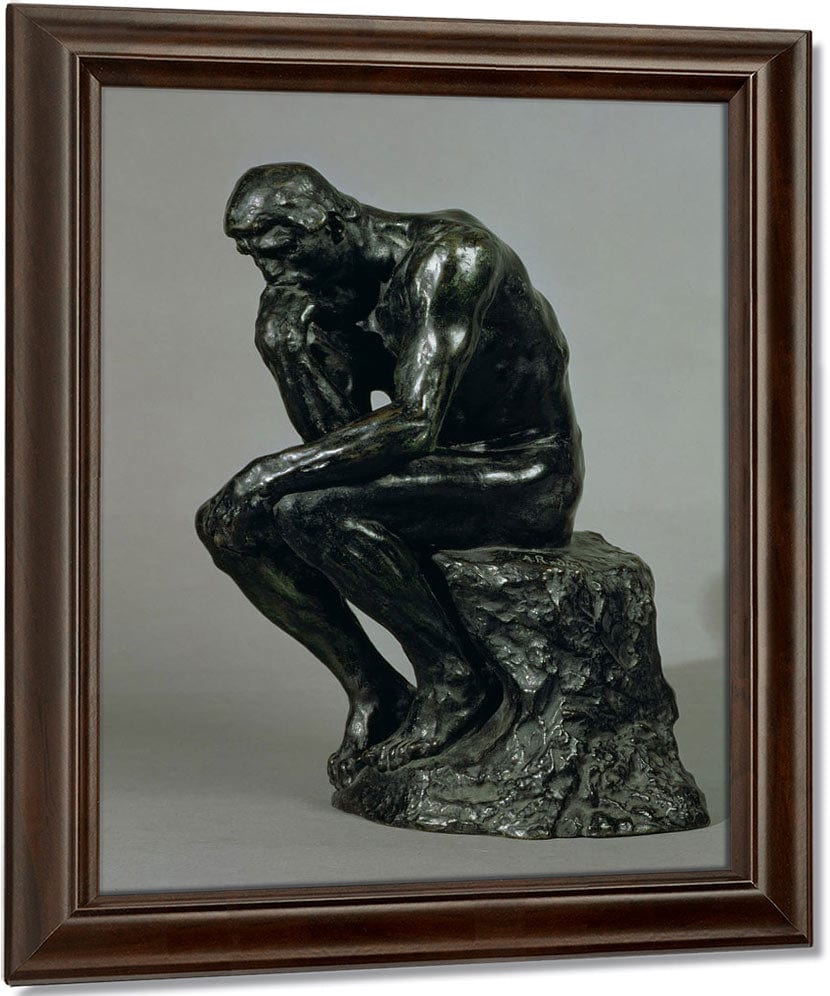 The Thinker (Le Penseur) By Francois Auguste Rene Rodin Fine Art Print