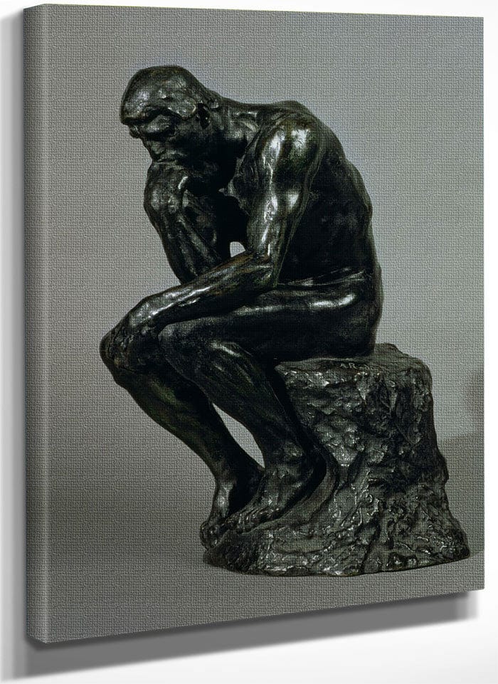 The Thinker (Le Penseur) By Francois Auguste Rene Rodin Fine Art Print