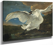 The Threatened Swan By Jan Asselyn Fine Art Print