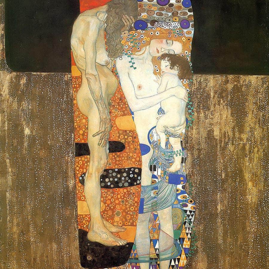 The Three Ages Of Women By Gustav Klimt Fine Art Print