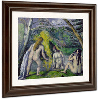 The Three Bathers By Paul Cezanne Fine Art Print