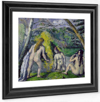 The Three Bathers By Paul Cezanne Fine Art Print