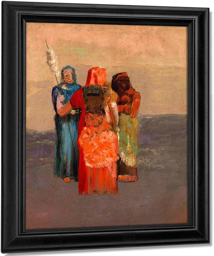 The Three Fates By  Redon, Odilon Fine Art Print