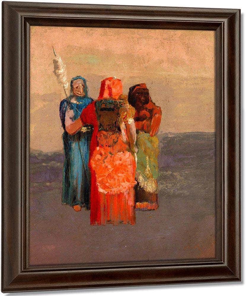 The Three Fates By  Redon, Odilon Fine Art Print