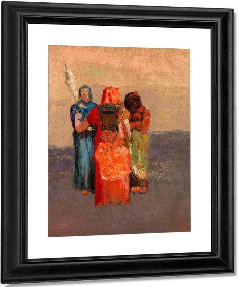 The Three Fates By  Redon, Odilon Fine Art Print