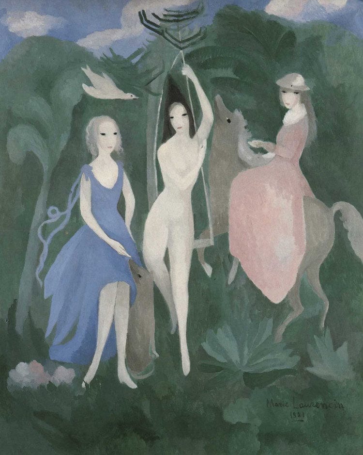 The Three Graces 1921 By Marie Laurencin Fine Art Print