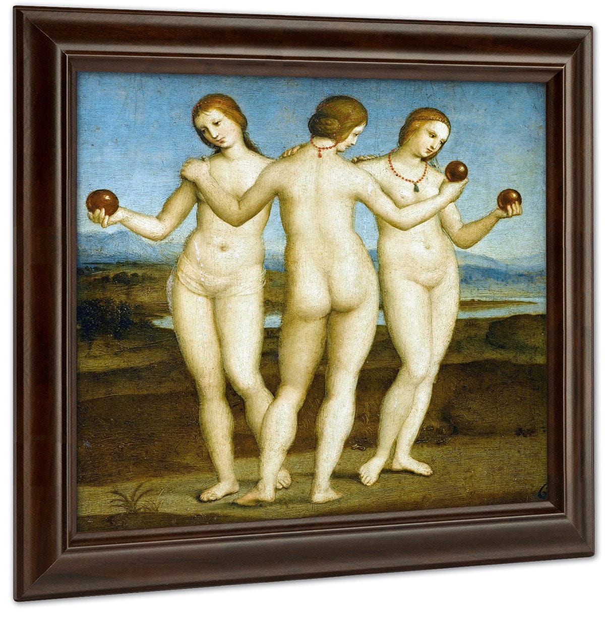 The Three Graces By Raphael Fine Art Print