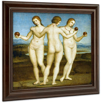 The Three Graces By Raphael Fine Art Print