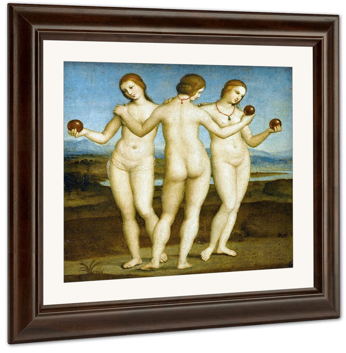 The Three Graces By Raphael Fine Art Print