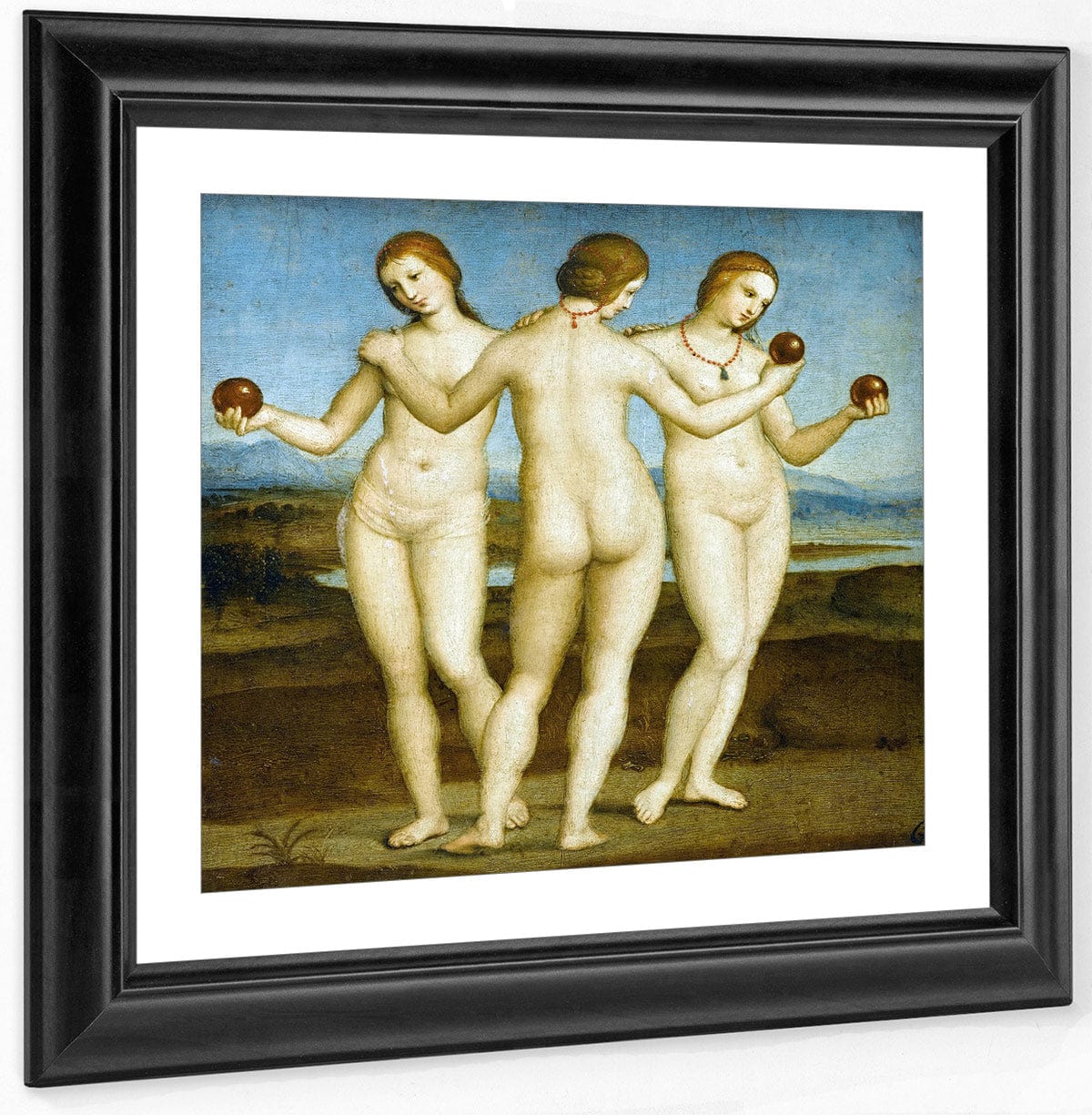 The Three Graces By Raphael Fine Art Print