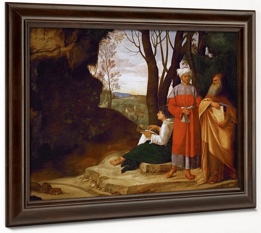 The Three Philosophers 1509 By Giorgione Fine Art Print