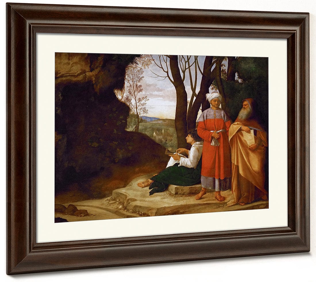 The Three Philosophers 1509 By Giorgione Fine Art Print