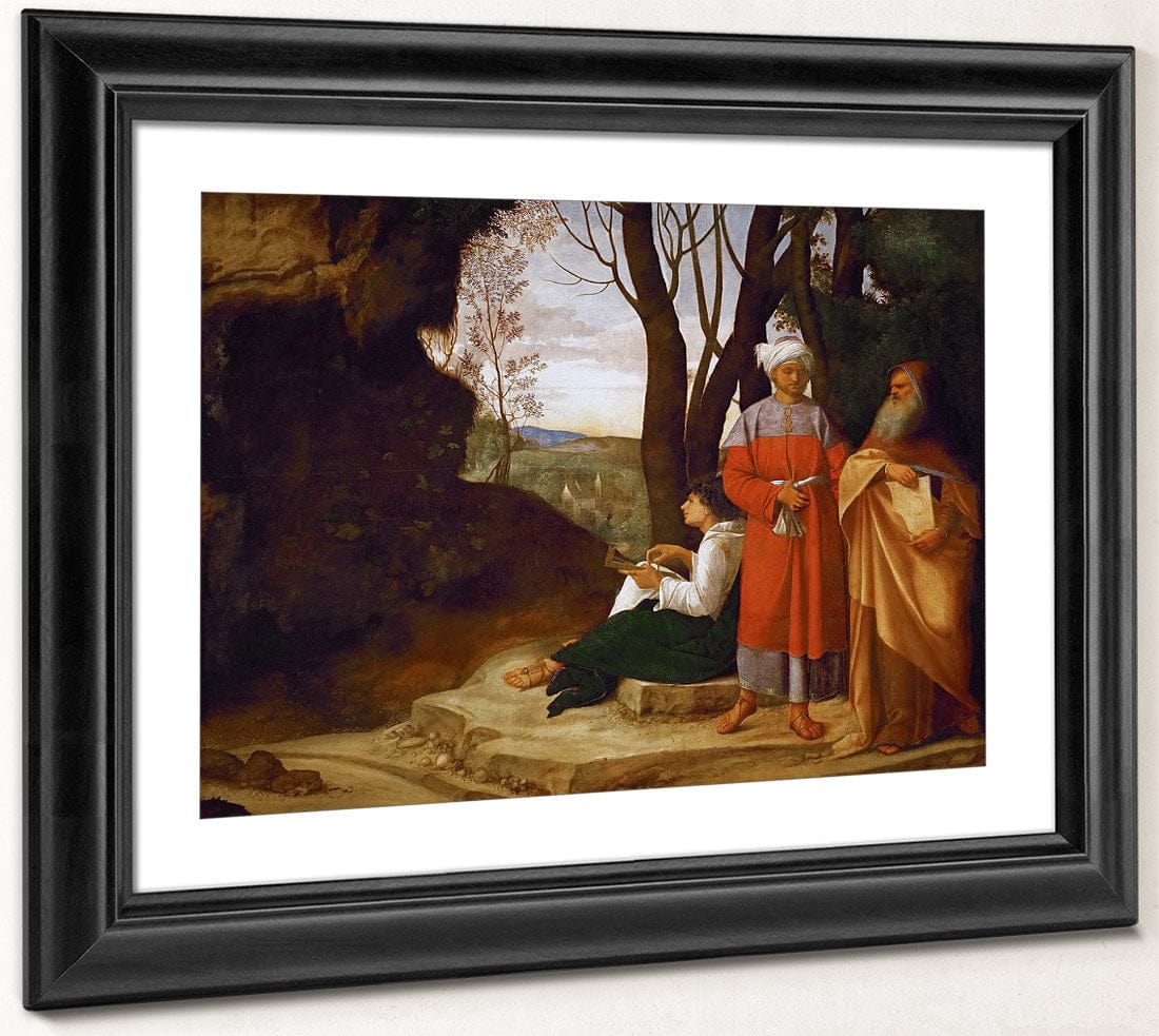 The Three Philosophers 1509 By Giorgione Fine Art Print