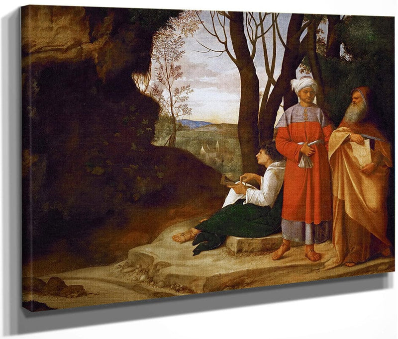 The Three Philosophers 1509 By Giorgione Fine Art Print