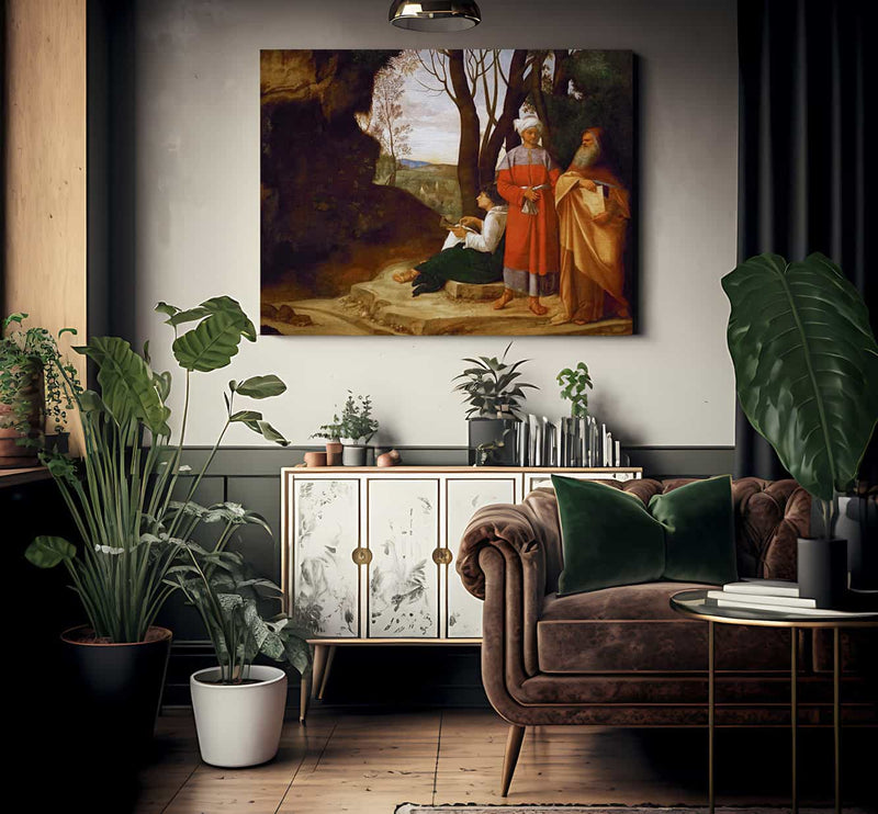 The Three Philosophers 1509 By Giorgione Fine Art Print