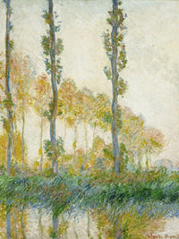 The Three Trees, Autumn By Claude Monet Fine Art Print