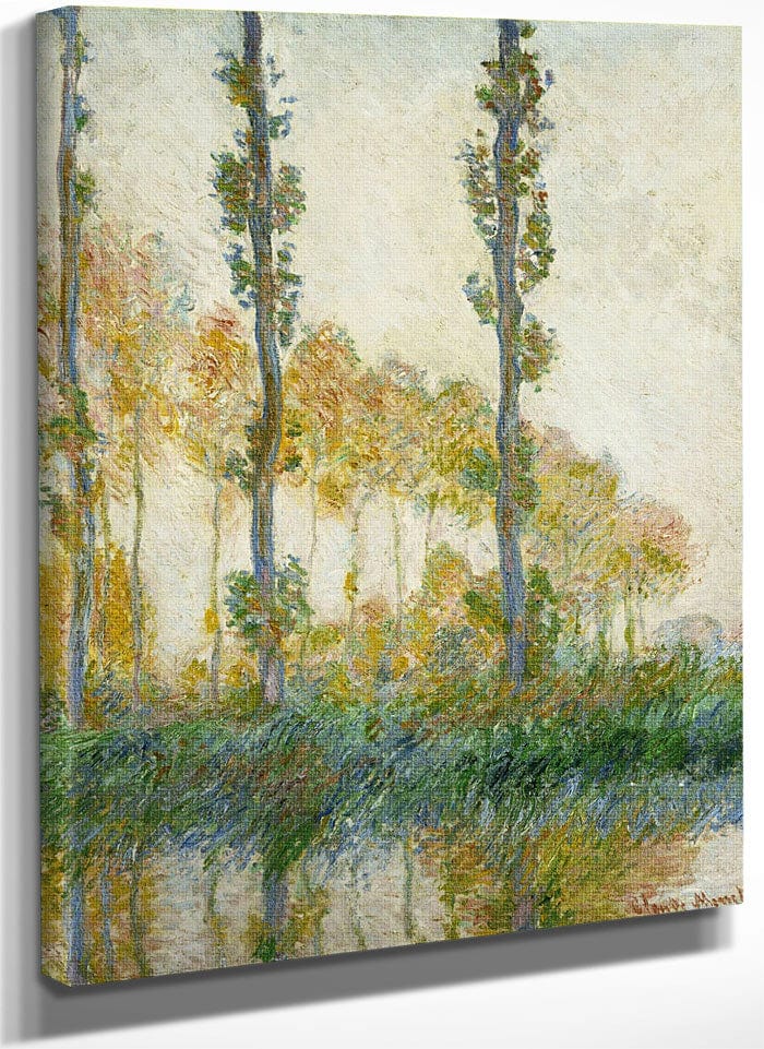 The Three Trees, Autumn By Claude Monet Fine Art Print