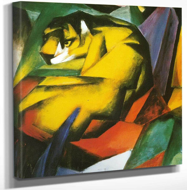 The Tiger By Franz Marc Fine Art Print