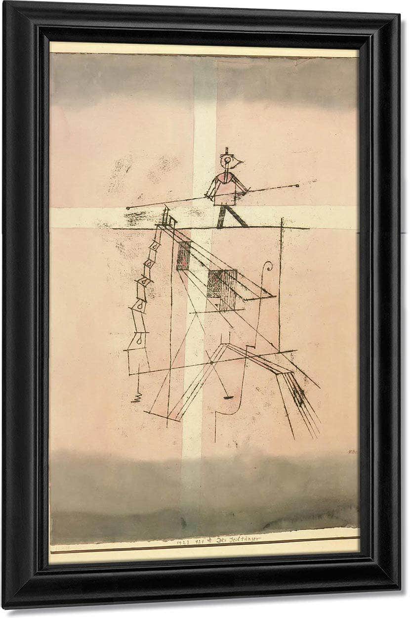The Tightrope Walker 1923 121 By Paul Klee Fine Art Print