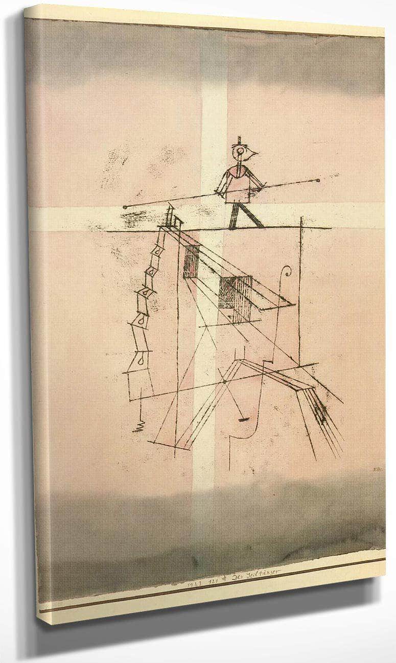 The Tightrope Walker 1923 121 By Paul Klee Fine Art Print