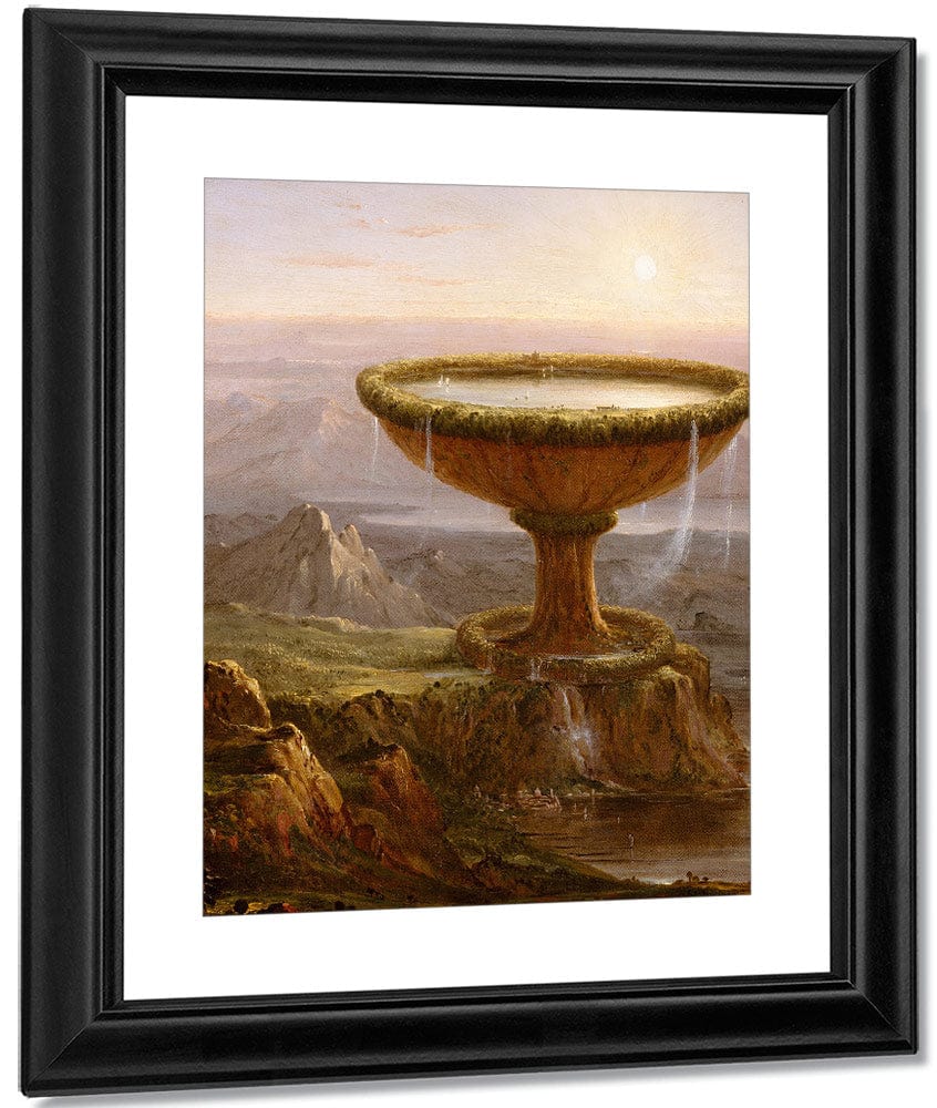 The Titan 1039 S Goblet 1833 By Thomas Cole Fine Art Print