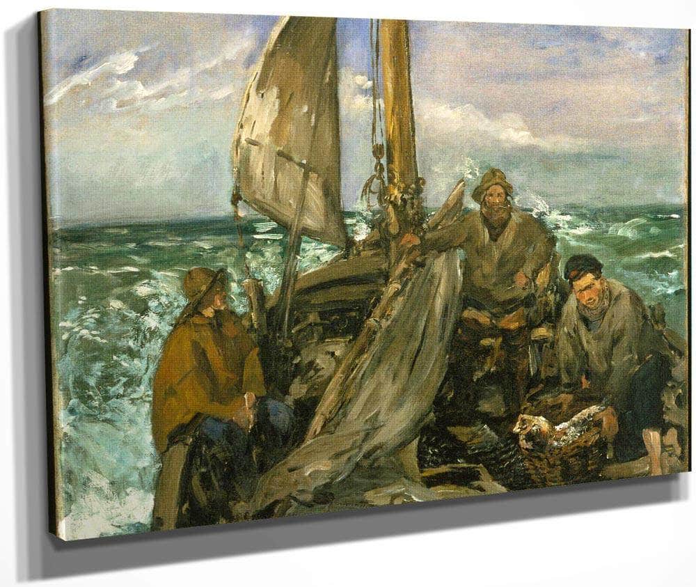 The Toilers Of The Sea By Manet Edouard Fine Art Print