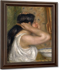 The Toilette, Woman Combing Her Hair (La Toilette, Femme Se Peignant) By Pierre Auguste Renoir Fine Art Print