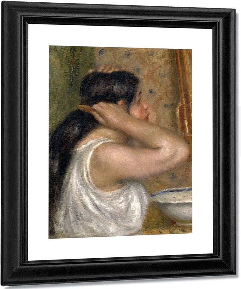 The Toilette, Woman Combing Her Hair (La Toilette, Femme Se Peignant) By Pierre Auguste Renoir Fine Art Print