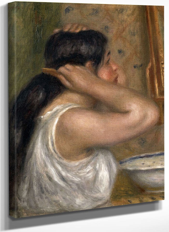 The Toilette, Woman Combing Her Hair (La Toilette, Femme Se Peignant) By Pierre Auguste Renoir Fine Art Print