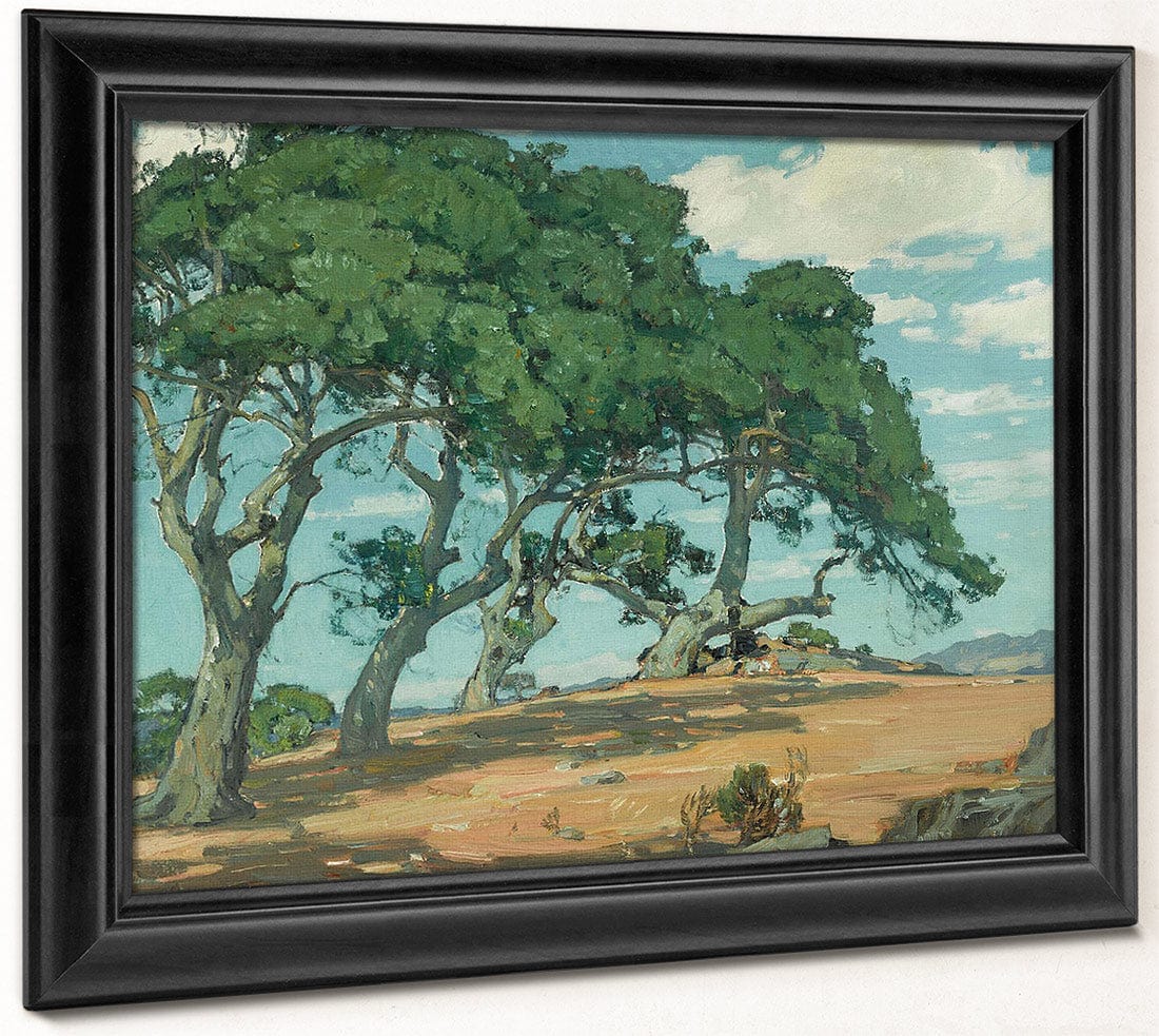The Top Of The Hill Near San Luis Obispo 1926 By William Wendt Fine Art Print