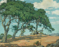 The Top Of The Hill Near San Luis Obispo 1926 By William Wendt Fine Art Print