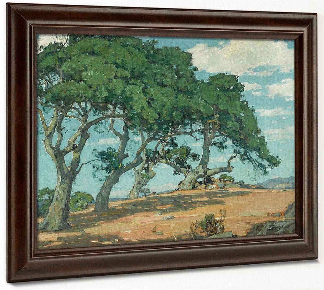 The Top Of The Hill Near San Luis Obispo 1926 By William Wendt Fine Art Print