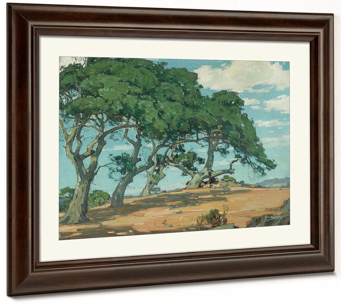 The Top Of The Hill Near San Luis Obispo 1926 By William Wendt Fine Art Print