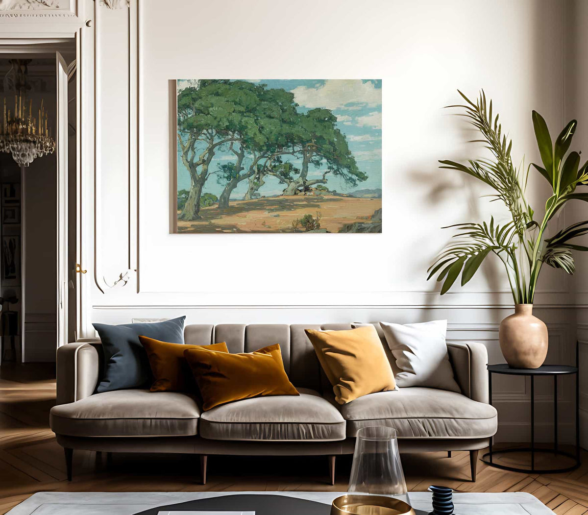 The Top Of The Hill Near San Luis Obispo 1926 By William Wendt Fine Art Print