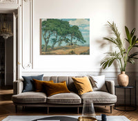 The Top Of The Hill Near San Luis Obispo 1926 By William Wendt Fine Art Print