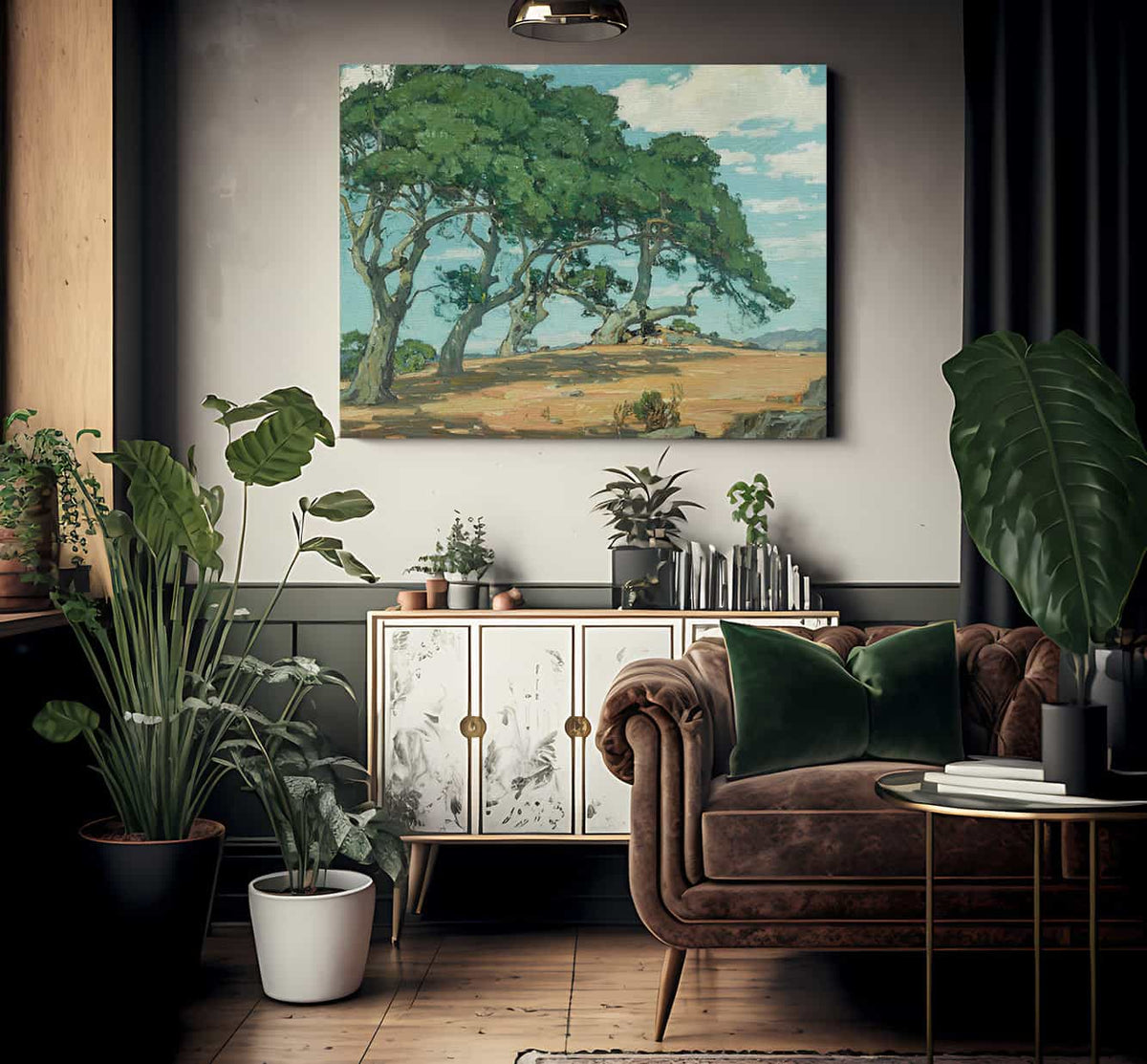 The Top Of The Hill Near San Luis Obispo 1926 By William Wendt Fine Art Print