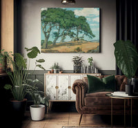 The Top Of The Hill Near San Luis Obispo 1926 By William Wendt Fine Art Print