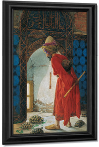 The Tortoise Trainer 1906 By Osman Hamdi Bey Fine Art Print