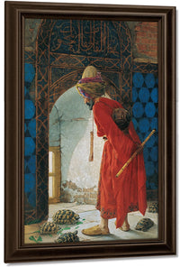The Tortoise Trainer 1906 By Osman Hamdi Bey Fine Art Print