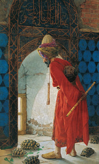The Tortoise Trainer 1906 By Osman Hamdi Bey Fine Art Print