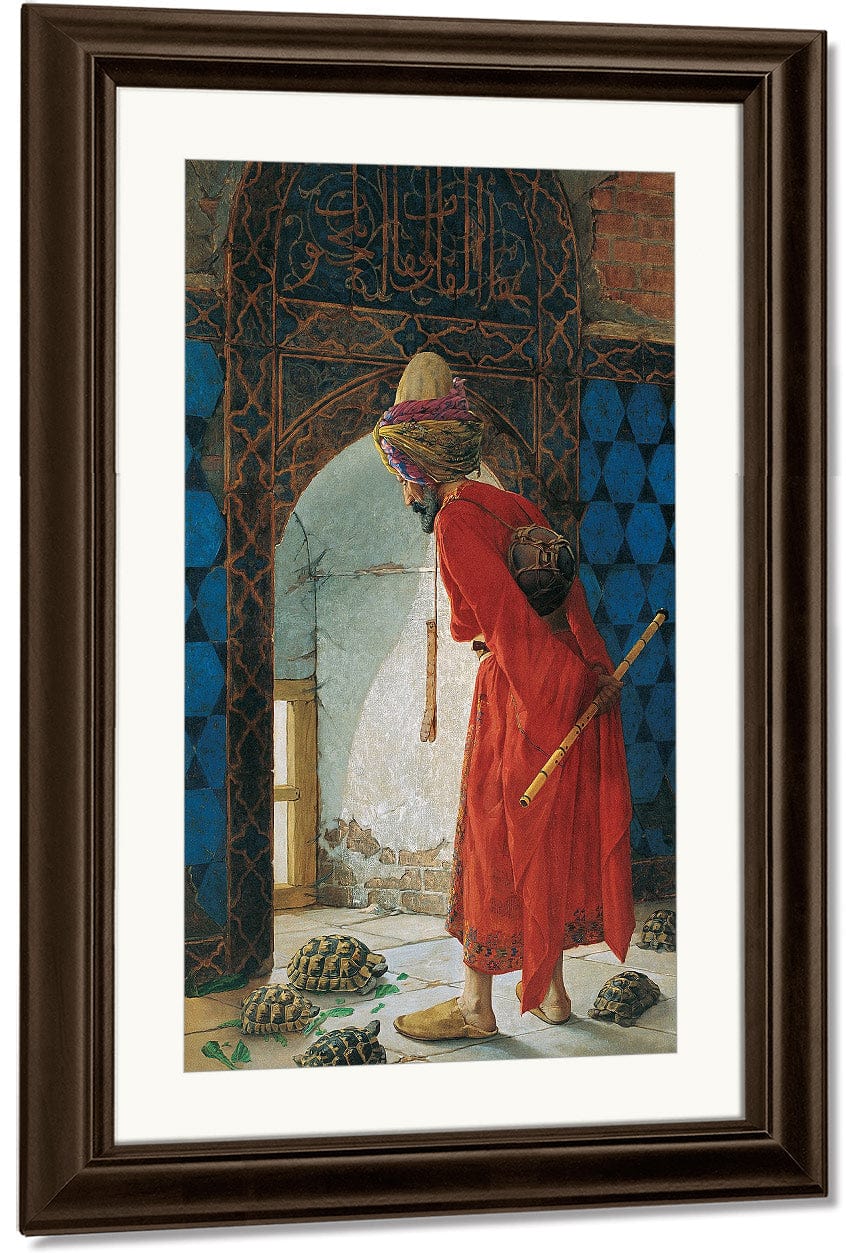 The Tortoise Trainer 1906 By Osman Hamdi Bey Fine Art Print