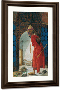 The Tortoise Trainer 1906 By Osman Hamdi Bey Fine Art Print
