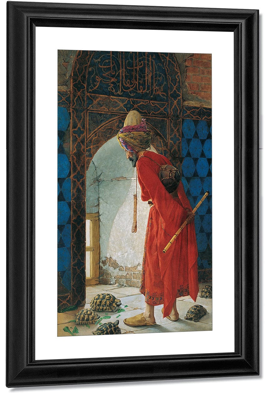 The Tortoise Trainer 1906 By Osman Hamdi Bey Fine Art Print