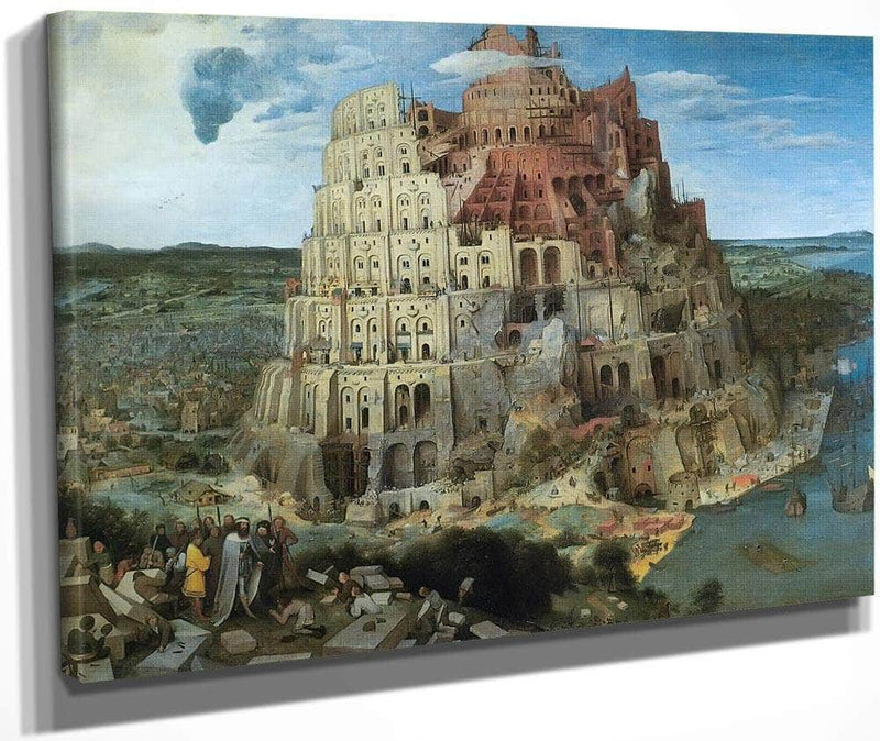 The Tower Of Babel 1563 By Pieter Bruegel Fine Art Print