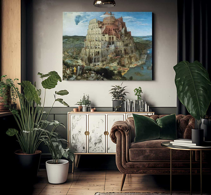 The Tower Of Babel 1563 By Pieter Bruegel Fine Art Print