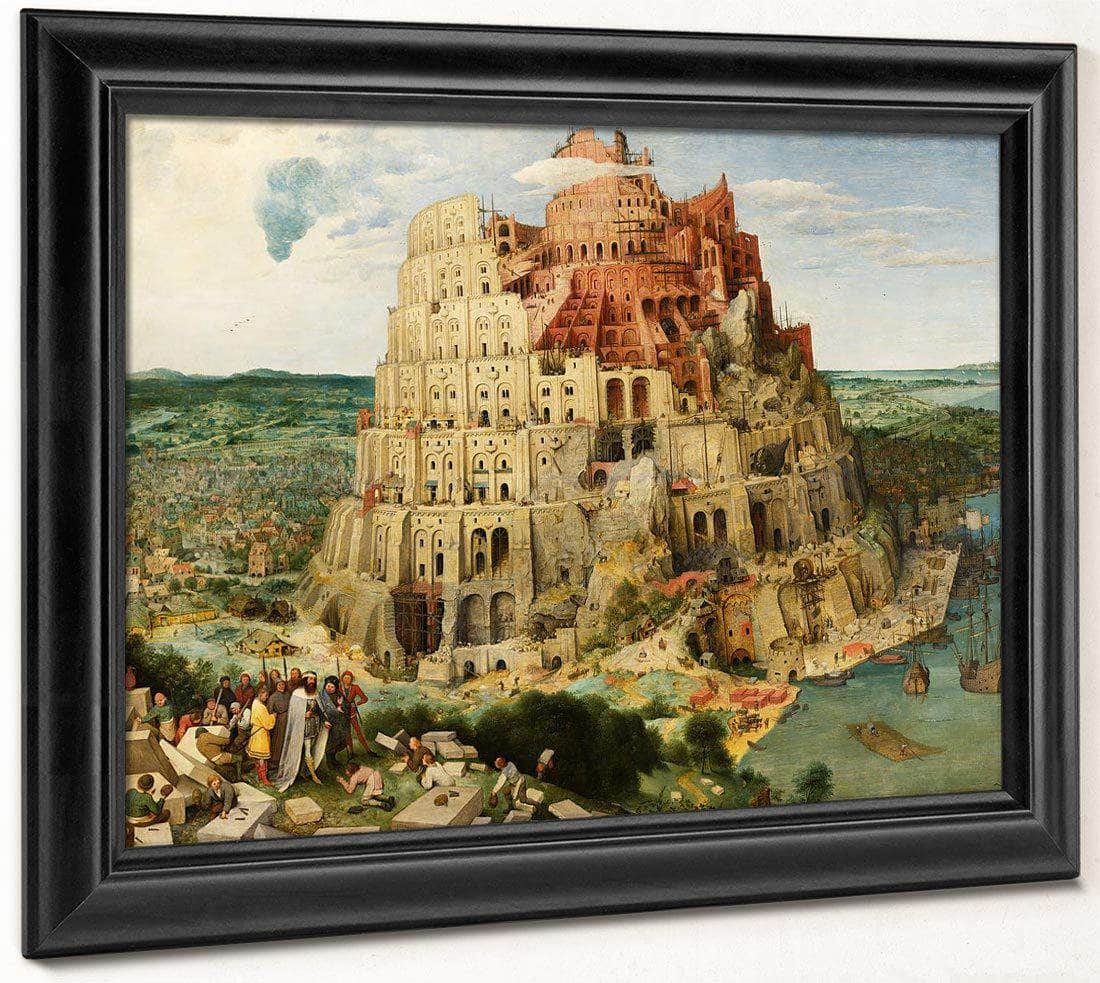 The Tower Of Babel 1563 By The Elder Fine Art Print