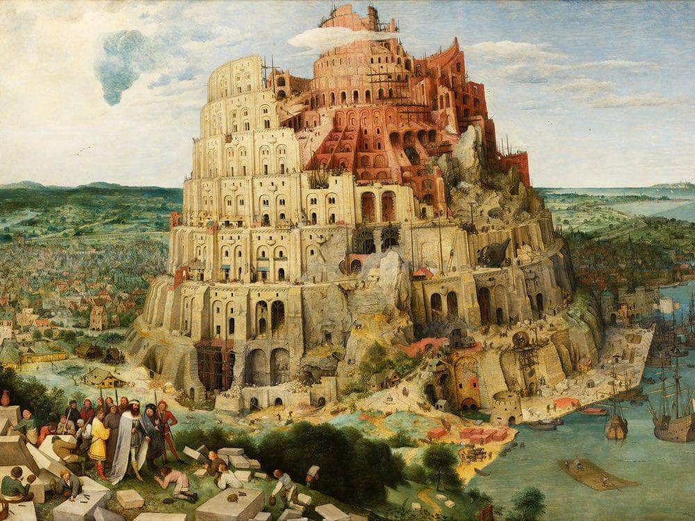 The Tower Of Babel 1563 By The Elder Fine Art Print