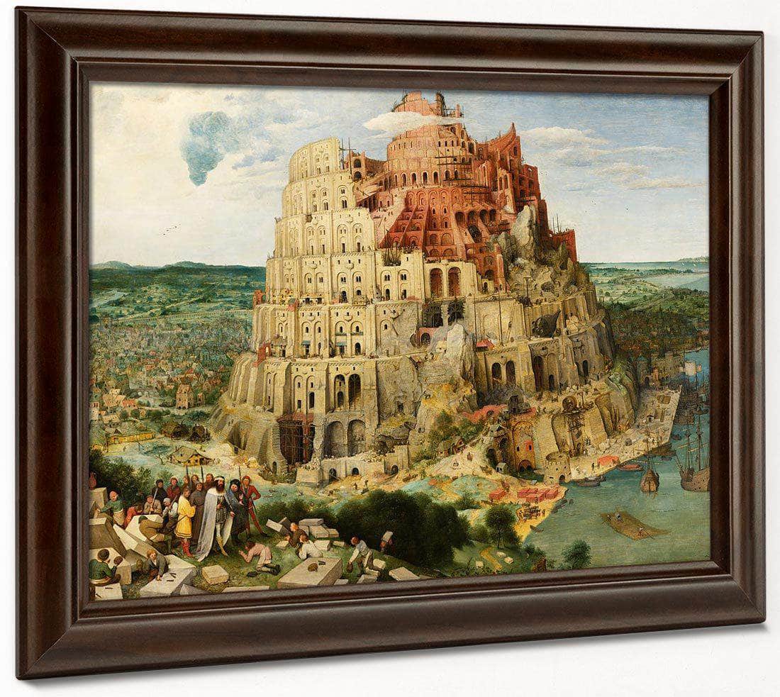 The Tower Of Babel 1563 By The Elder Fine Art Print