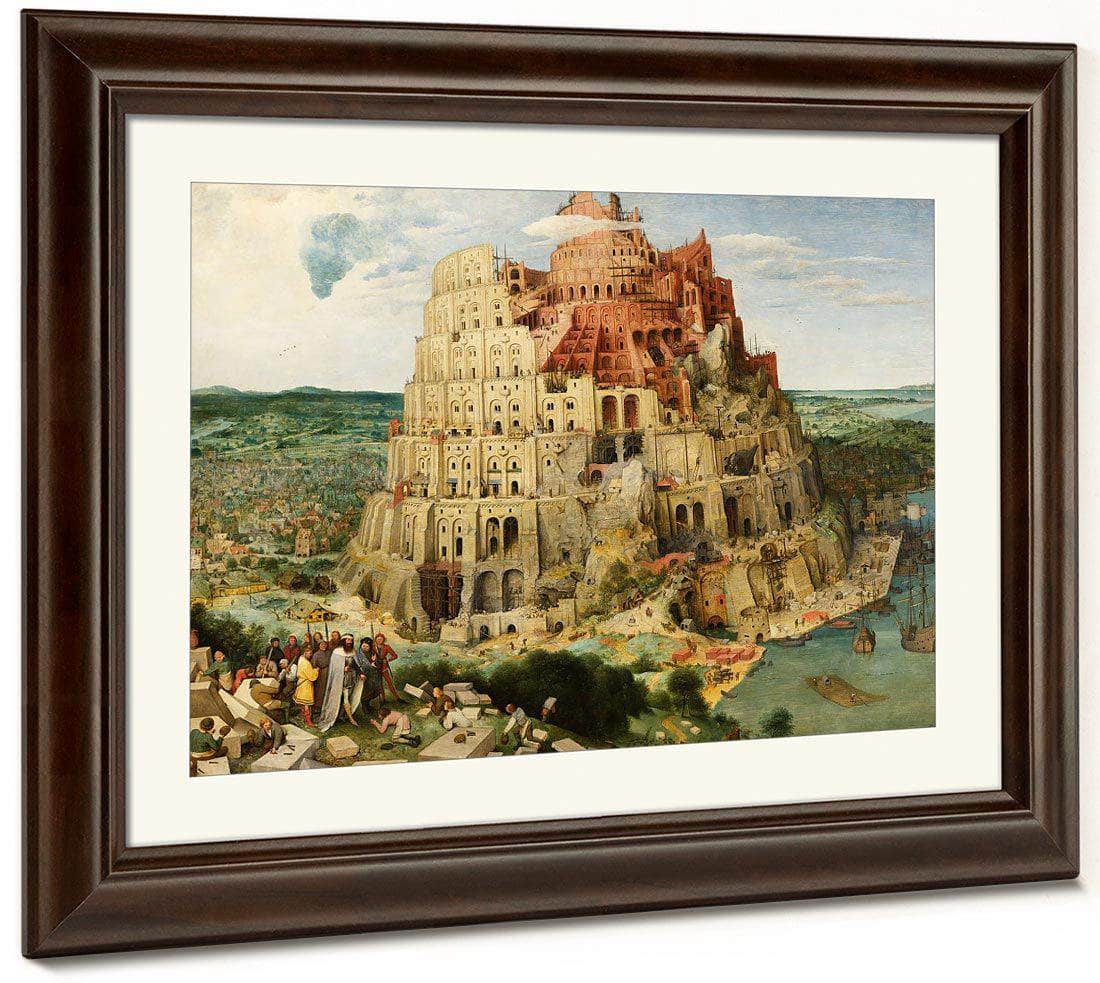 The Tower Of Babel 1563 By The Elder Fine Art Print